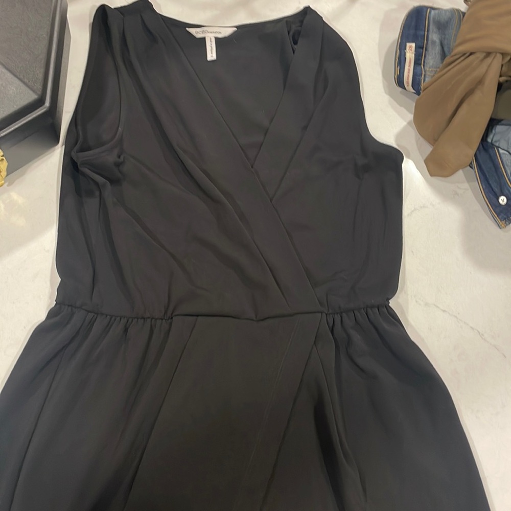 Black BCBG romper skort